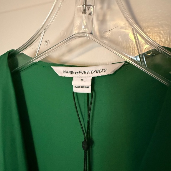 Diane Von Furstenberg Emerald Wrap Blouse - Picture 3 of 9